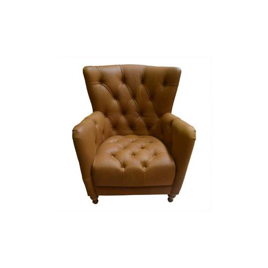 A&J Hansel Chair Leather Hyde Tan